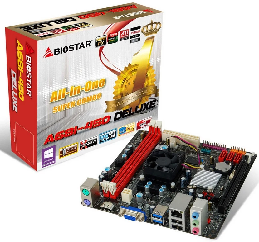 BIOSTAR GROUP A68I-450 DELUXE SFF — настолен компютър