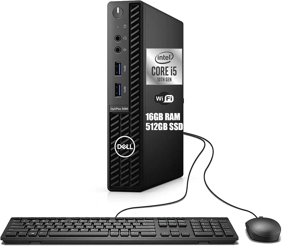 DELL OPTIPLEX 3080 MICRO — настолен компютър