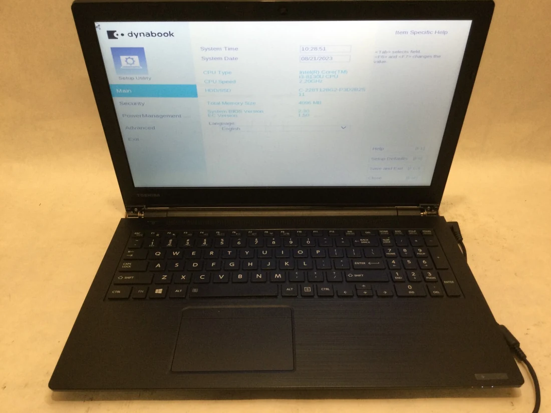 Dynabook Tecra A50-EC — рециклиран лаптоп