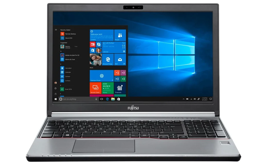 Fujitsu Lifebook E756 — рециклиран лаптоп