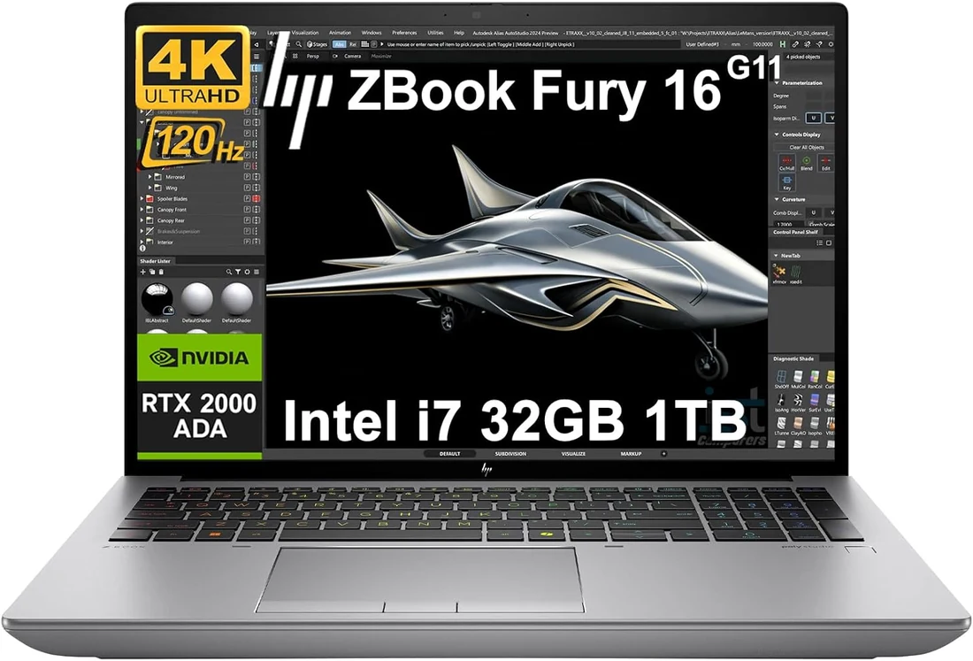 HP ZBOOK FURY 16 G11 — рециклиран лаптоп